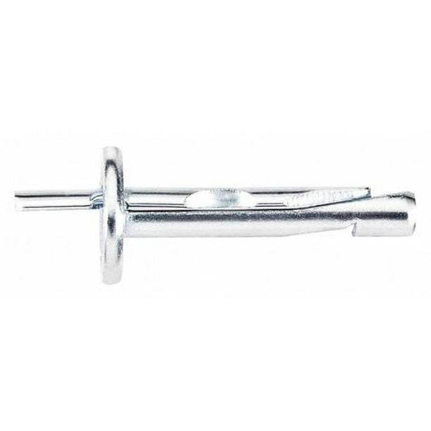 PK100 1in Flt 1/4in Hammr Drv Pin Anchor PK100 1in Flt 1/4in Hammr Drv Pin Anchor
